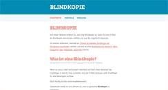 Desktop Screenshot of blindkopie.de