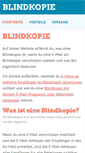 Mobile Screenshot of blindkopie.de